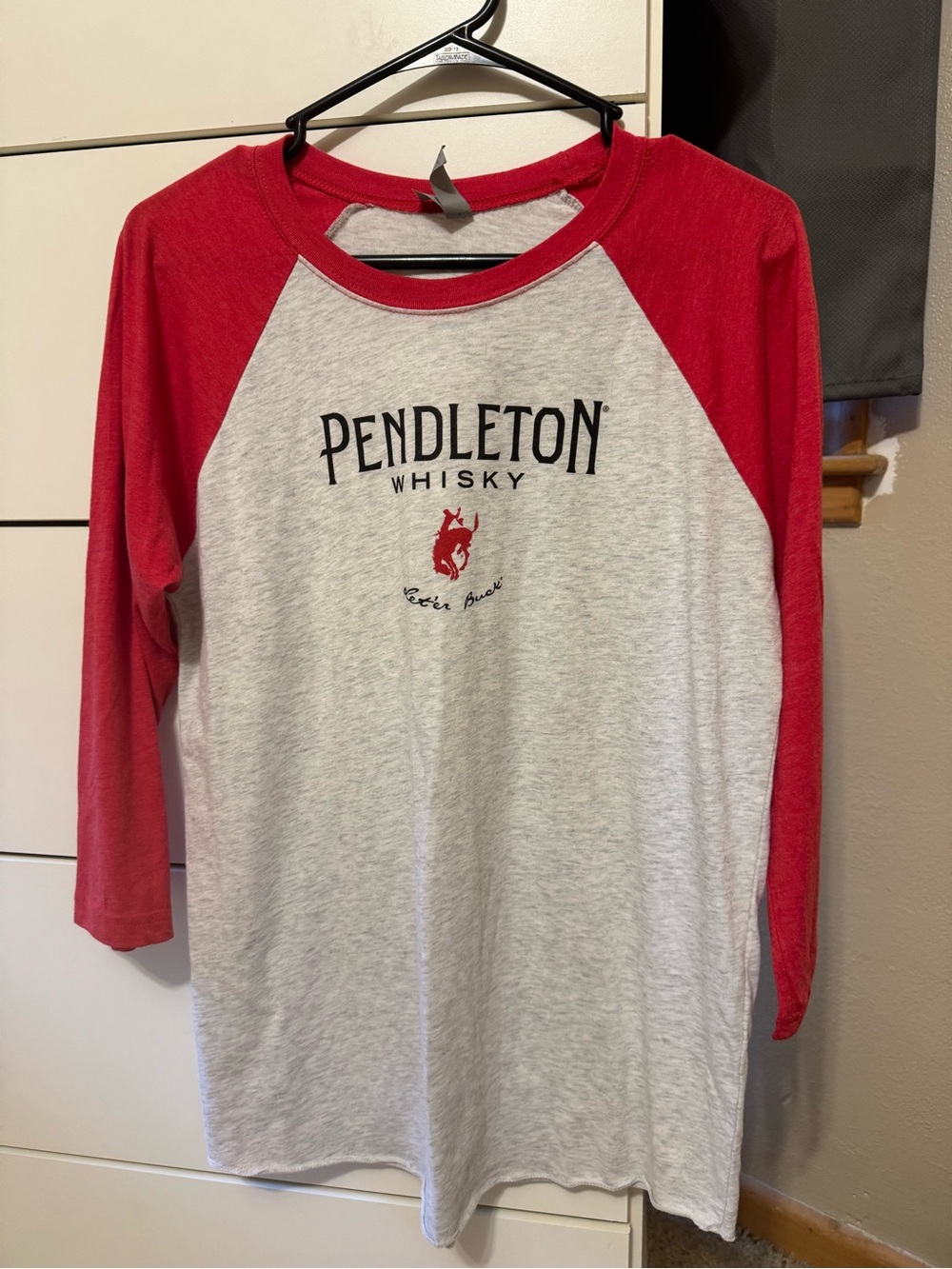Pendleton Red and Heather Gray Ringer Tee